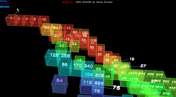 First 5 terms of A291939